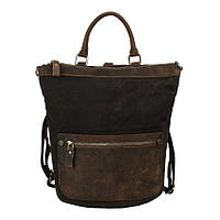 Городской рюкзак Fisher UB-4382 31x33x12 см Темно-коричневый (23029) GL, код: 1769195