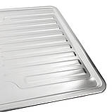 Кухонна мийка Platinum 7850 Decor 0,8 мм, фото 4