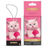 Ароматизатор Wild картонная подвеска Котенок (Sweet Kitty) Areon