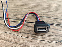 USB роз'єм 4-pin USB 2.0 для врізки в корпус
