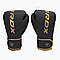 Боксерські рукавички 12 унцій RDX F6 Kara чорно-золоті, фото 2