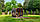 Quad-Fass-Sauna 2,4x1,6m Gartensauna-29 mit Glasfassade schlüsselfertig von Thermowood Production, фото 4