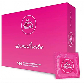 Стимулювальні презервативи з ребристою структурою Love Match — Stimolante, No1