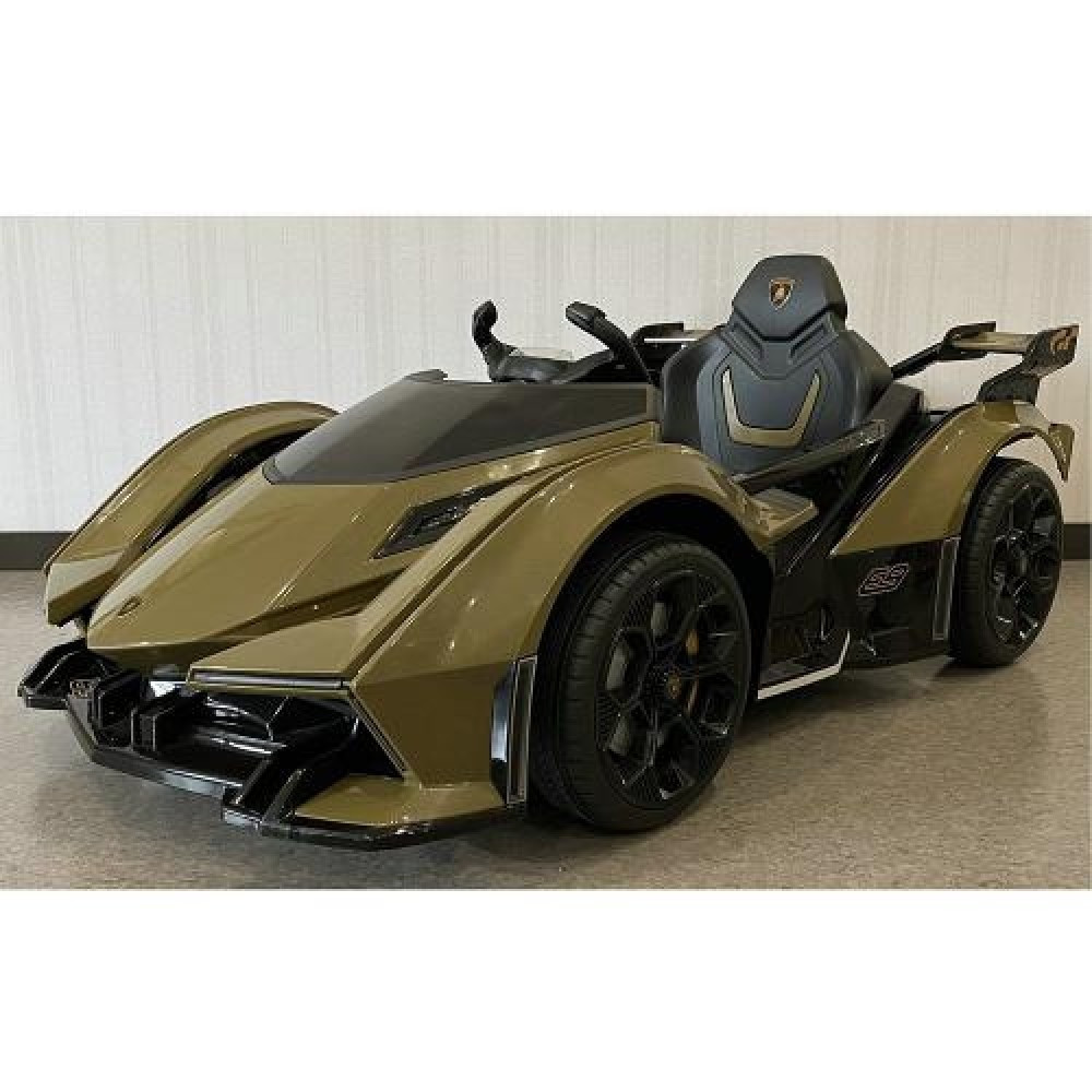Дитячий електромобіль на акумуляторі Lamborghini M 4633 з пультом радіокерування для дітей 3-8 років Камуфляж
