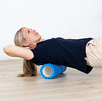 Валик масажний для спини 30x8 Масажний йога рол для спини Yoga roller Рол для самомасажу шиї