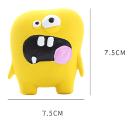 Іграшка для собак "Страхолик Жовтий", 9*7,5 см