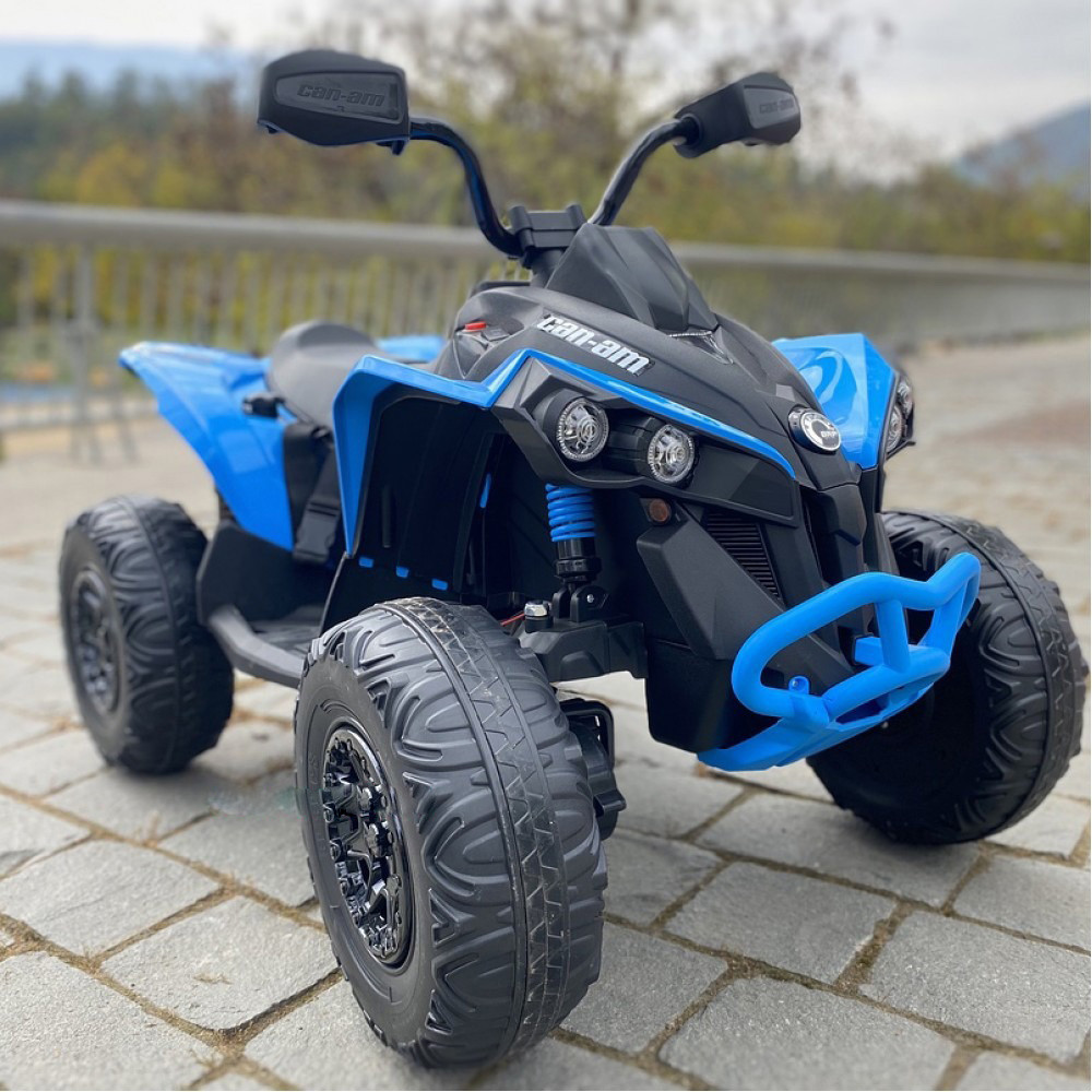 Дитячий електроквадроцикл на акумуляторі Bambi M 5001 для дітей 3-8 років синій