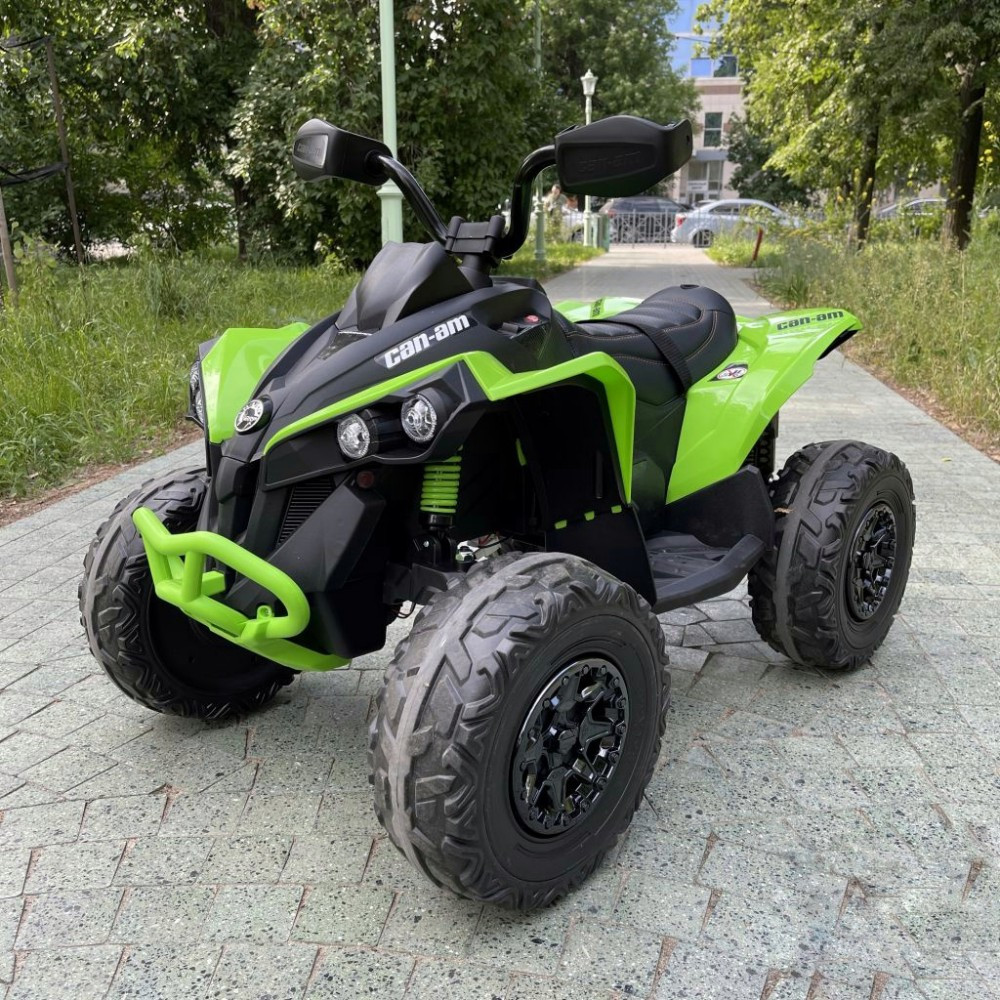 Дитячий електроквадроцикл на акумуляторі з пультом керування Bambi M 5001 для дітей 3-8 років зелений