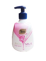 Рідке мило Teo Rich Milk Soft Care (м'який догляд) 400 мл