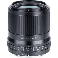 Об'єктив Viltrox AF 33mm f/1.4 Z Lens for Nikon Z (Black) (AF 33/1.4 Z)