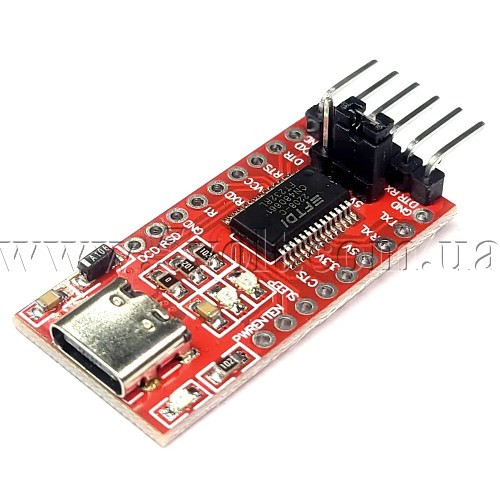 USB to TTL-UART конвертер на FT232RL FTDI Type-C, фото 1