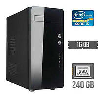 Новый компьютер DTOP Business i507 SSD Tower / Intel Core i5-3470 (4 ядра по 3.2 - 3.6 GHz) / 16 GB DDR3 / 240