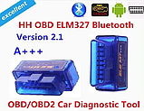 Універсальний автомобільний сканер obd2 Діагностичний сканер для авто bluetooth Obd2 сканер для андроїд elm3, фото 6