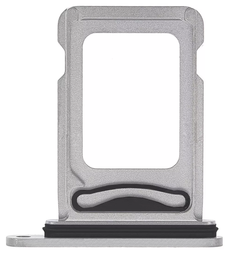Тримач Sim-карти для iPhone 14 Pro/14 Pro Max, на 2 Sim-карти, сріблястий, Silver, фото 1