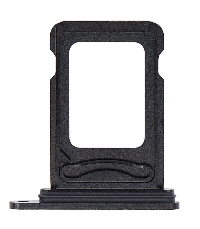 Тримач Sim-карти для iPhone 14 Pro/14 Pro Max, на 2 Sim-карти, чорний, Space Black, фото 1