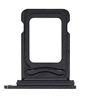 Тримач Sim-карти для iPhone 14 Pro/14 Pro Max, на 2 Sim-карти, чорний, Space Black
