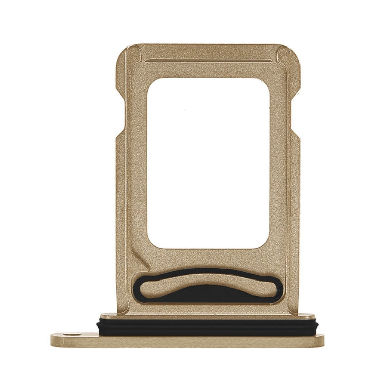 Тримач Sim-карти для iPhone 14 Pro/14 Pro Max, на 2 Sim-карти, золотистий, Gold, фото 1