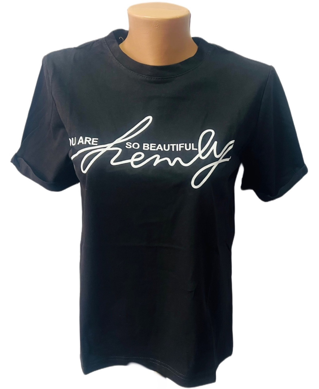 Жіноча футболка бавовна "So beautiful Honey" розмір норми 44-52 (від 5 шт.)