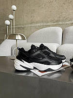Женские демисезонные кроссовки Nike M2K Black (черные) низкие стильные кроссовки N006 Найк