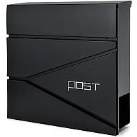 Поштова скринька для листів і газет Verda SN3696-2, чорний колір