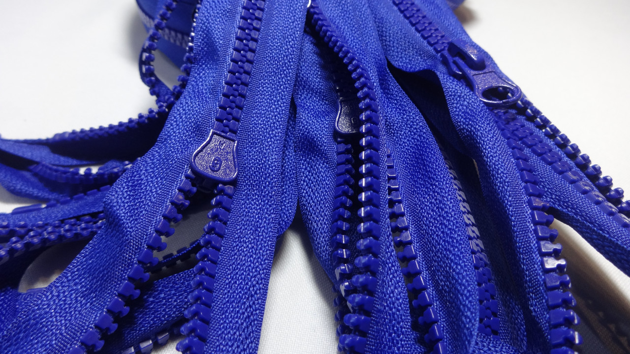 Блискавка тракторна No5 електрик, 100 см (2 бігунка), фото 1