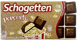 Шоколад молочний Попкорн Schogetten Popcorn 100 г Німеччина