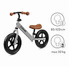 Велобіг дитячий двоколісний для найменших Kidwell REBEL Grey / Стильний велосипед біговий без педалей, фото 6