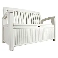 Скамейка-ящик для хранения Keter Patio Storage Bench белый