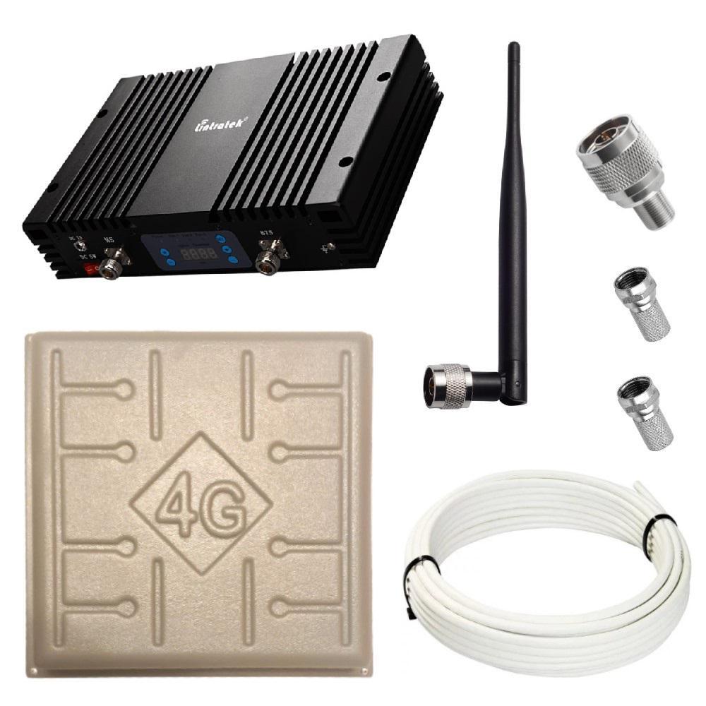 Репітер підсилювач мобільного зв'язку і інтернету Lintratek KW23F-GDW GSM 3G 4G 900 1800 2100 МГц (17/I дБі), фото 1