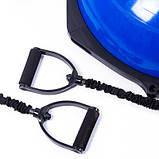 Напівсфера для фітнесу з еспандерами 60 см Iron Master IR97422-B, фото 2