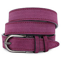 Превосходный замшевый женский ремень Vintage 20801 Фиолетовый Form