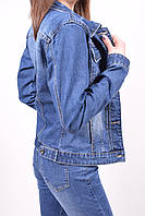 Джинсовый пиджак женский Классическая женская джинсовая куртка