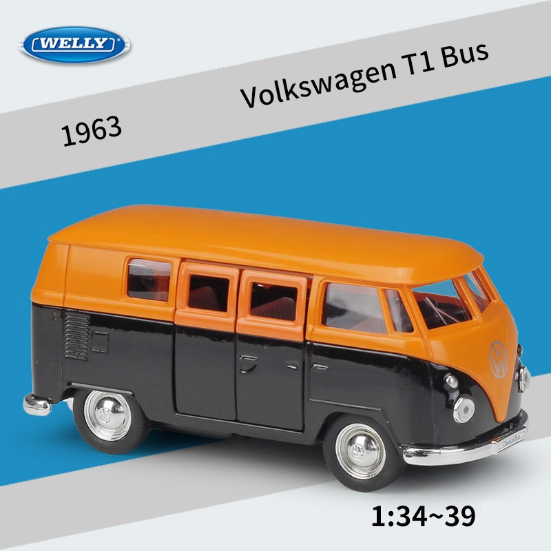 Автомобіль автобус Volkswagen T1 1963 року випуску масштабі 1:36