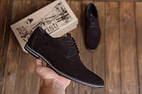 Замшевые повседневные туфли для мужчин Van Kristi, мужские туфли из натуральной замши, мужские туфли классика