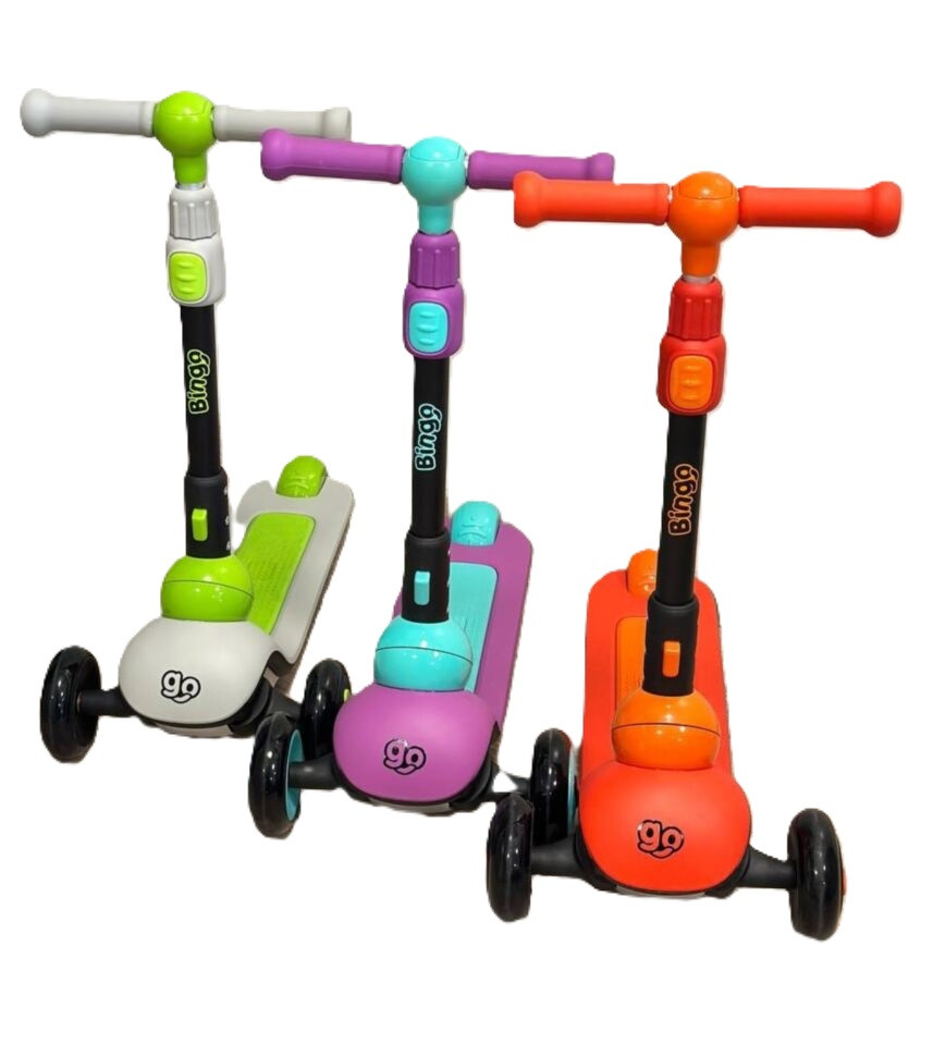 Самокат для дітей Maraton Bingo світні колеса, фото 1