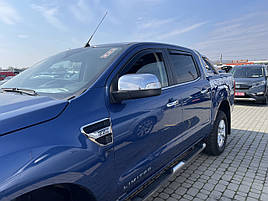 Дефлектори вікон (вітровики) FORD RANGER 2012+ (HEKO)