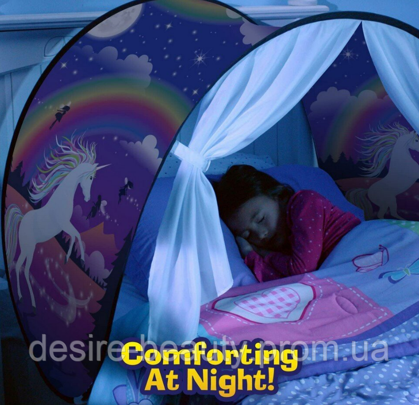 [VN-TNT16] Детская палатка тент для сна Dream Tents Единороги DS - фото 9 - id-p2148716590