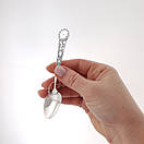 Срібна кавова ложка "Годинник з літаком", фото 3