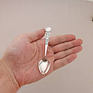 Срібна кавова ложка "Годинник з літаком", фото 2