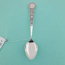 Срібна кавова ложка "Годинник з літаком", фото 8