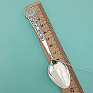 Срібна кавова ложка "Годинник з літаком", фото 5