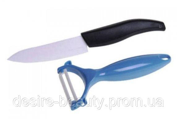 [VN-B328] Нож керамический плюс овощерезка кухонные керамические 2 в 1 Ceramic Slice TV Shop DS - фото 3 - id-p2148716644