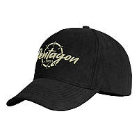 Вельветовая кепка LIAM VELVET CAP K13054 Чорний