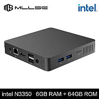 Мини ПК MLLSE M2 Mini PC Intel N3350 / 6GB RAM / 64GB ROM / Windows 10