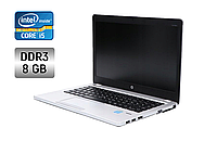 Ультрабук Б-класс HP EliteBook Folio 9470m / 14" (1366x768) TN / Intel Core i5-3337U (2 (4) ядра по 1.8 - 2.7