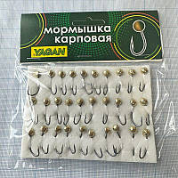 Блешня корпова для літнього кивка №4, Око (дрібне), Золото, 5mm, 1g, Kumho №4
