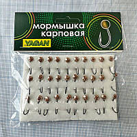 Блешня карпова для літнього кивка №23, Кристал рифлений (Середній), Мідь, 6mm, 1.3g, Kumho №23
