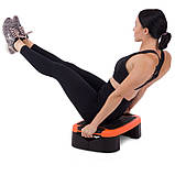 Степ-платформа багатофункціональна 53x36x14см MUTIFUCTIONAL STEP Zelart FI-3996, фото 6