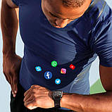 Прямокутний кольоровий спортивний смарт-годинник Soundpeats Watch 1 захист від води та бруду IP68 + 12 режимів, фото 3