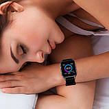 Прямокутний кольоровий спортивний смарт-годинник Soundpeats Watch 1 захист від води та бруду IP68 + 12 режимів, фото 9